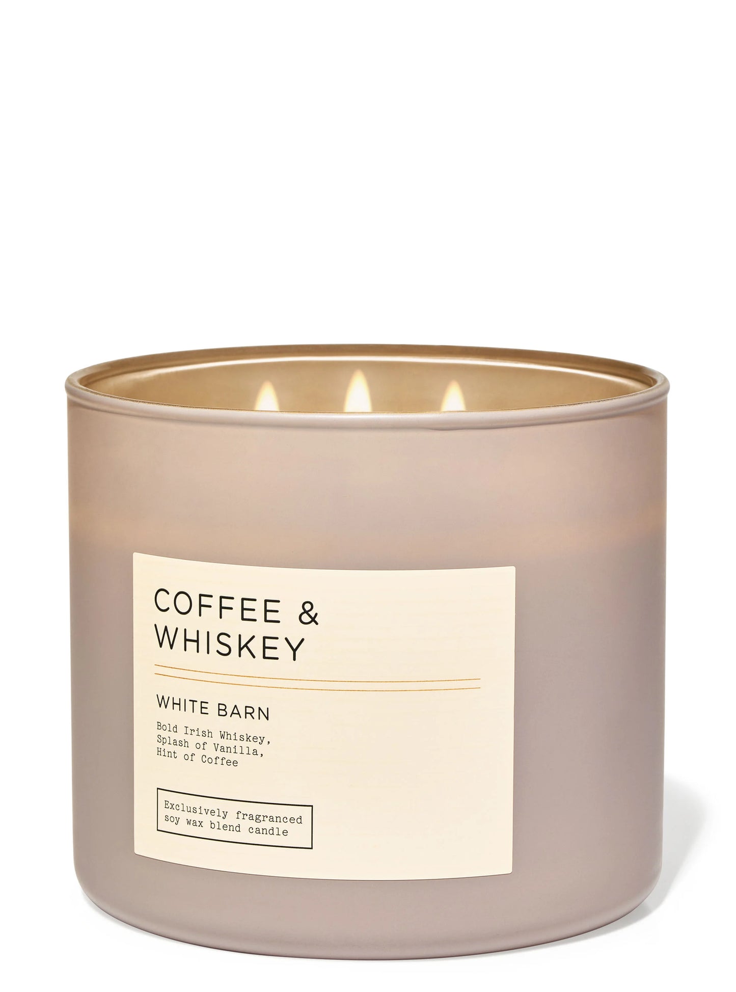 Coffee & Whiskey 3-Wick Candle 14.5 Oz