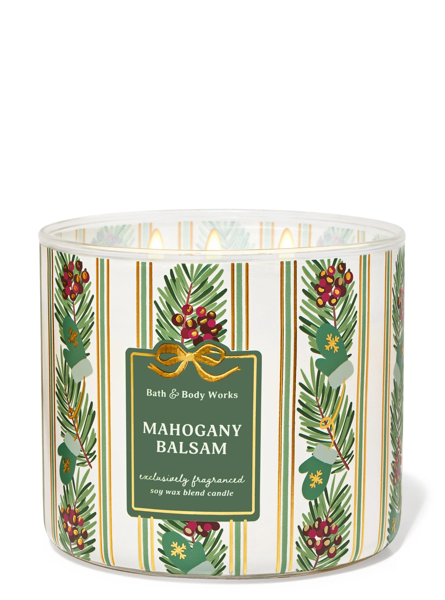 Mahogany Balsam 3-Wick Candle 14.5 Oz