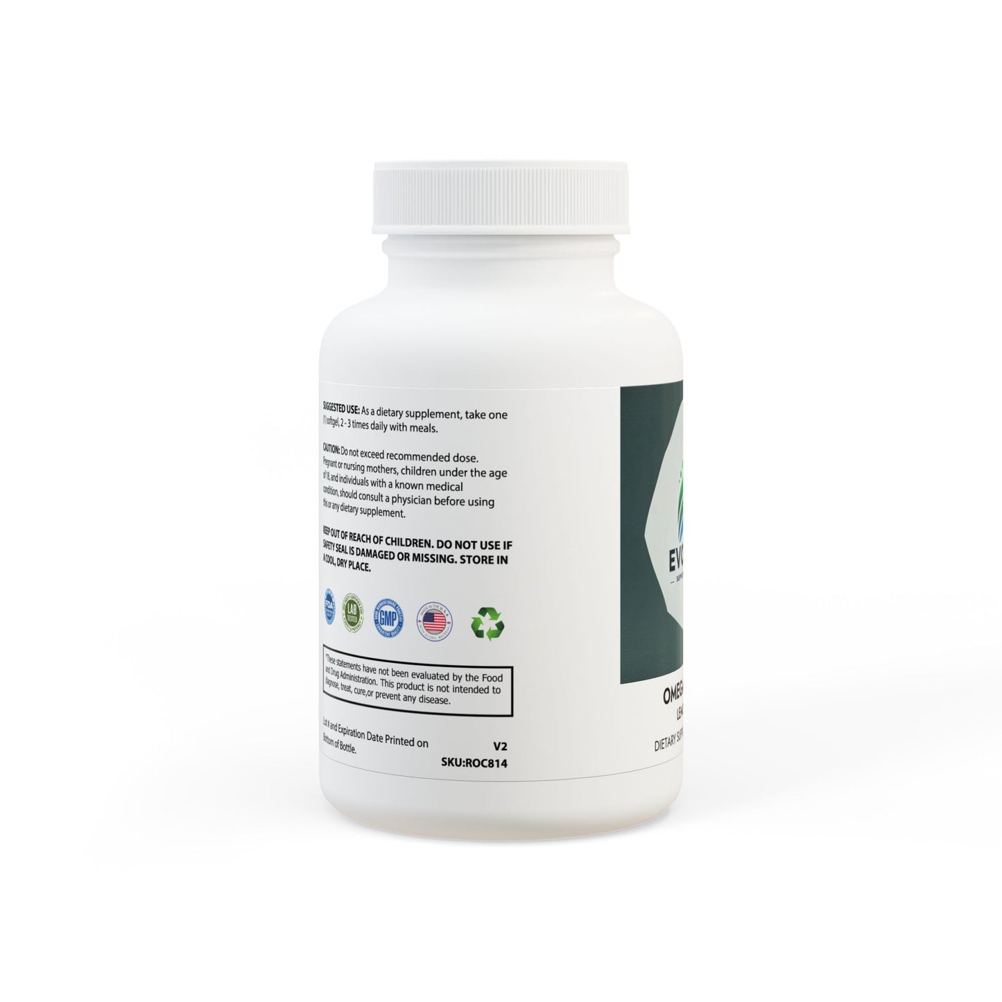 Omega 3 Fish Oil Supplement (60 Softgels)