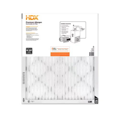 HDX 14 in. x 20 in. x 1 in. Elite Pleated Air Filter FPR 10 (14x20x1)