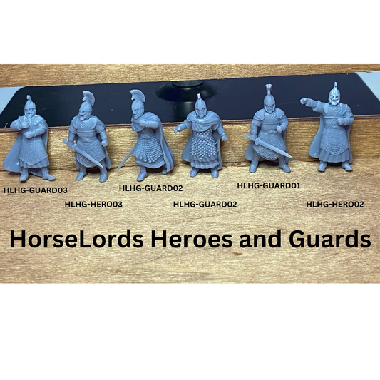 Heroes and Guards Set of 3 Miniatures