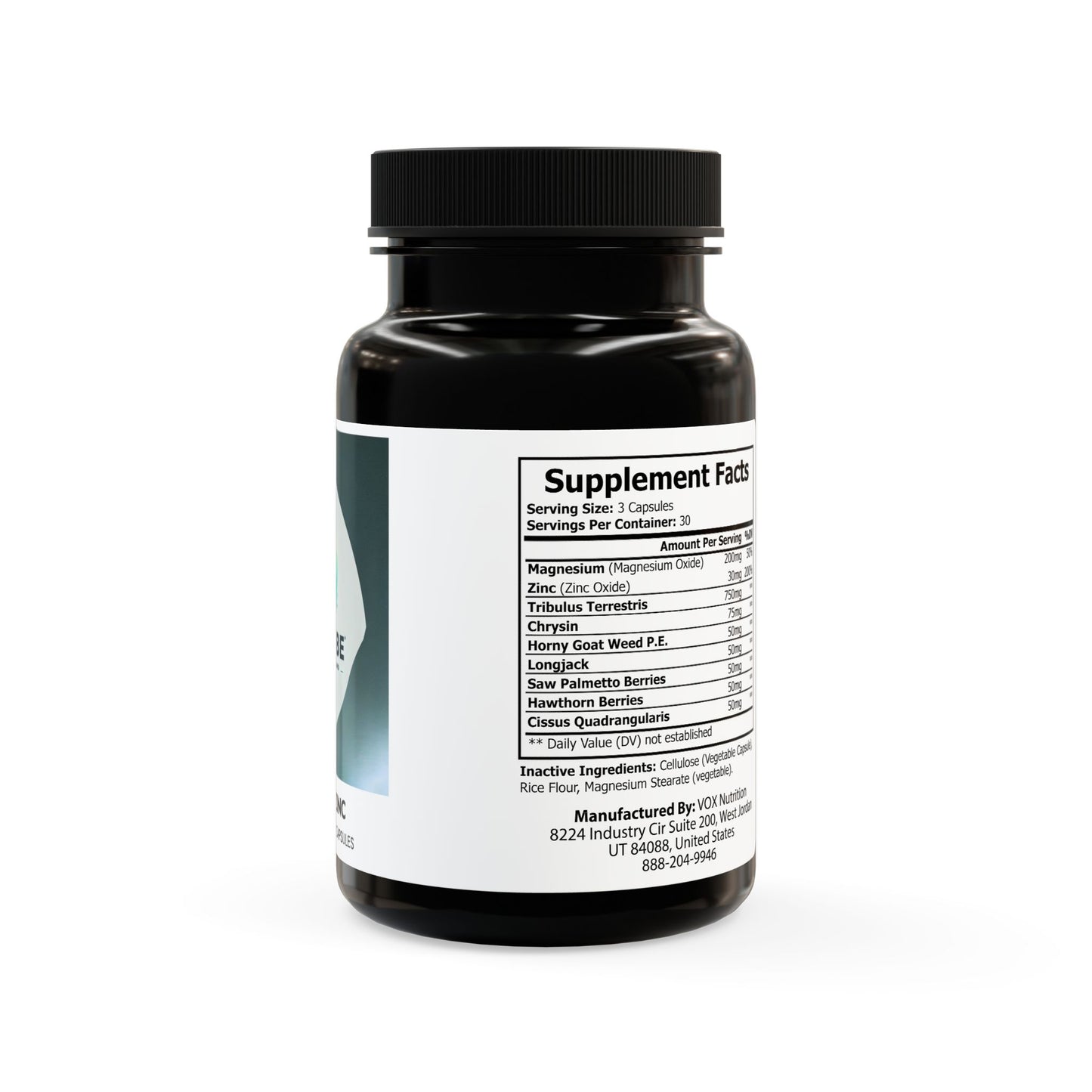 Magnesium Zinc Supplement (90 Capsules)