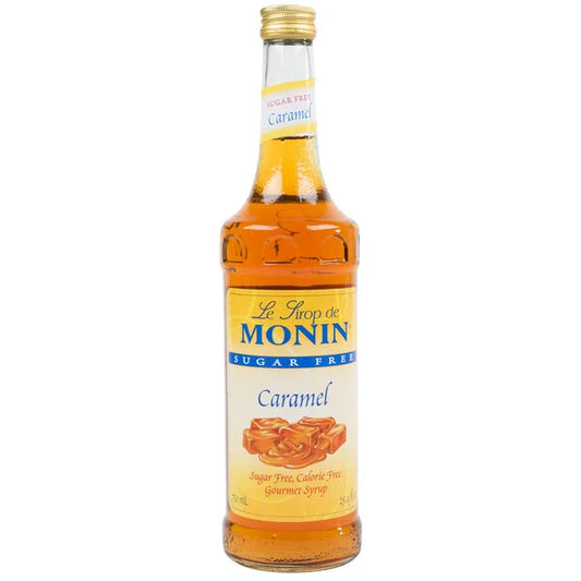 Monin Sugar Free Caramel Flavoring Syrup 750 mL