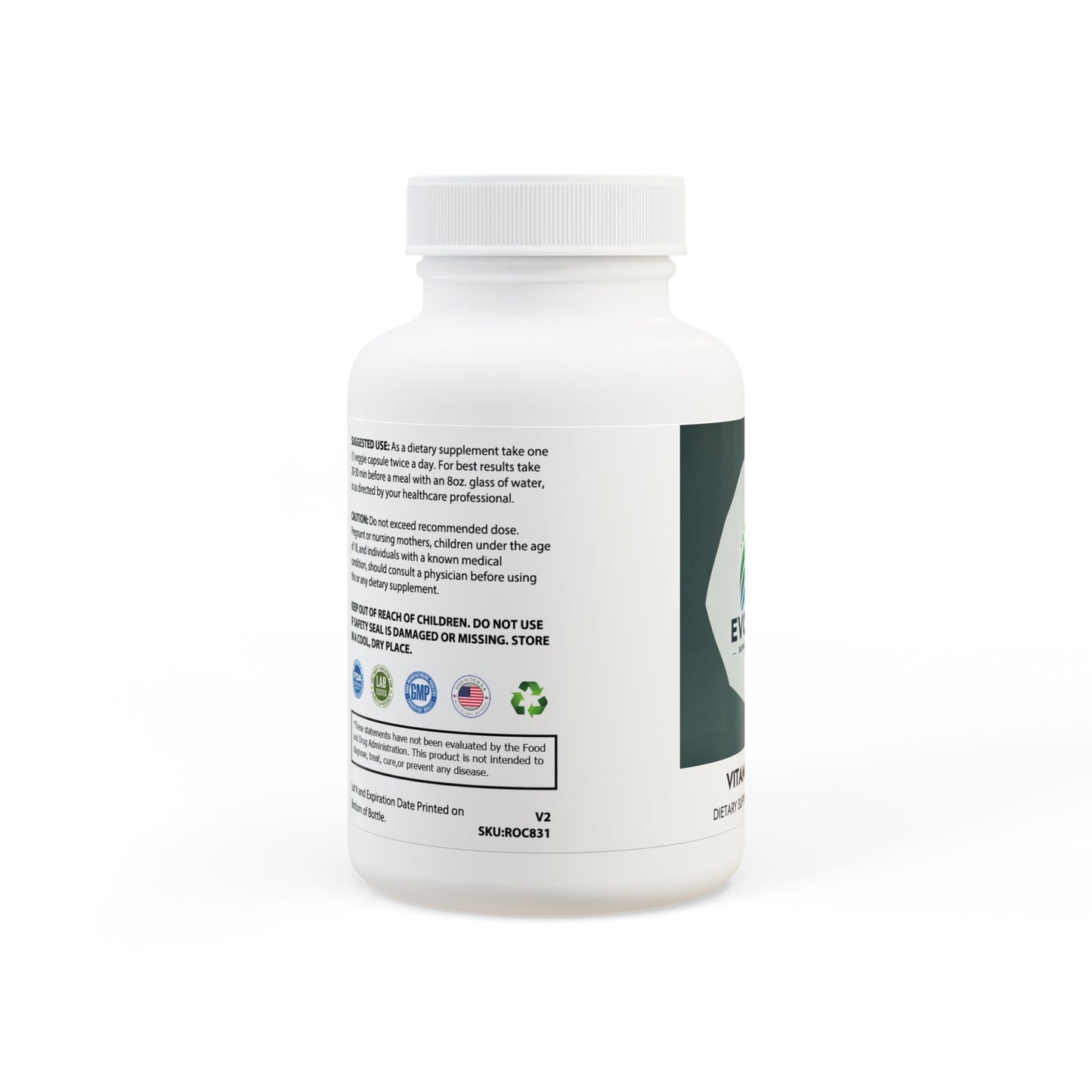 Vitamin K2 + D3 Supplement (60 Capsules)