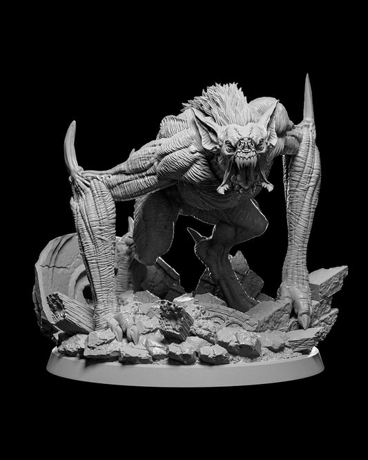 Dire Bat Miniature – 32mm Scale for Tabletop RPGs