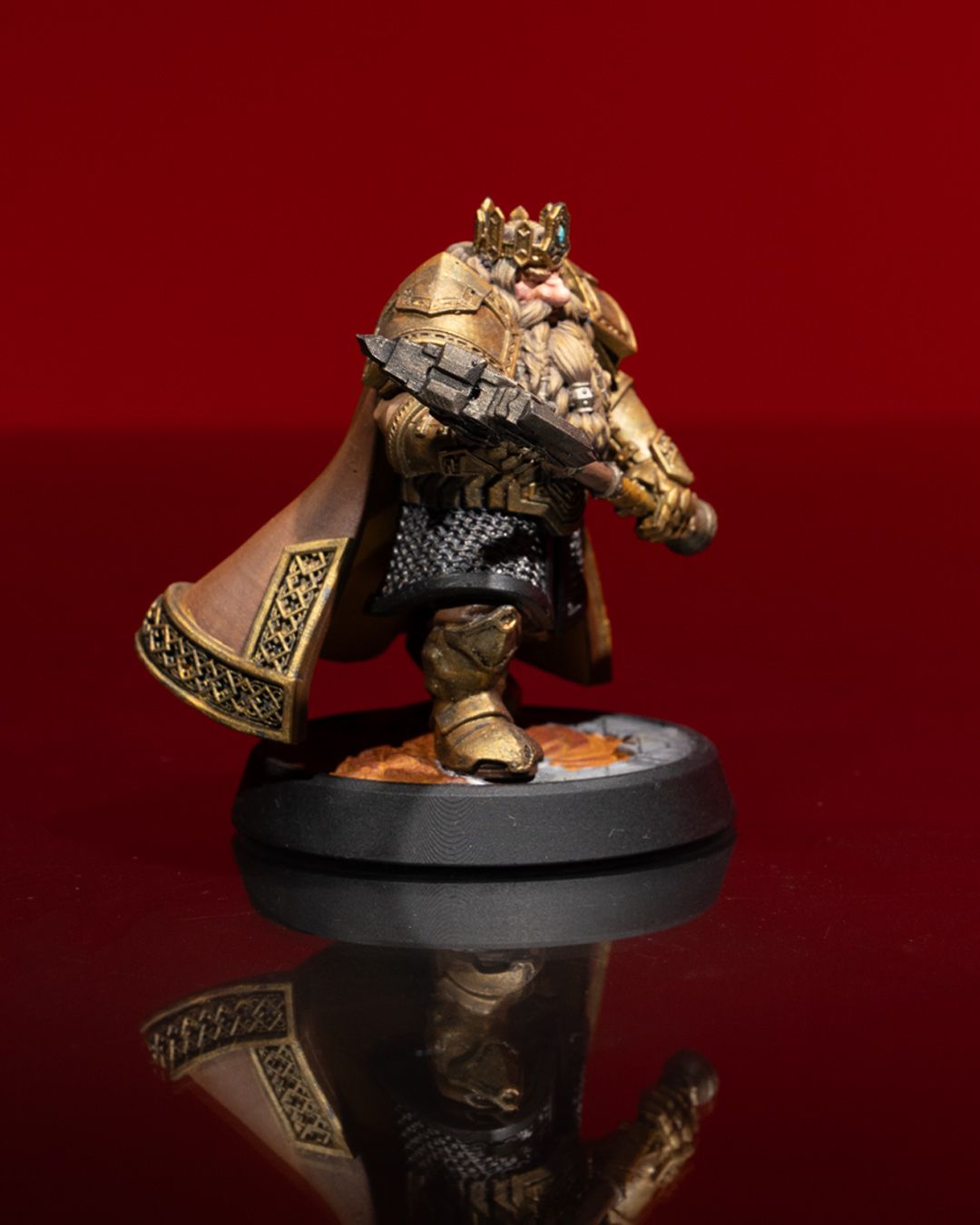 Dwarf King Miniature - High-Detail Resin Figure for Tabletop RPGs and Wargames