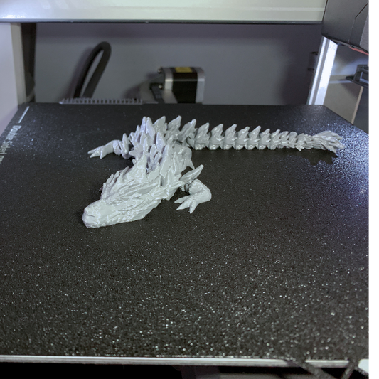 3D-Printed Articulated Dragon – The Lithic Titan!