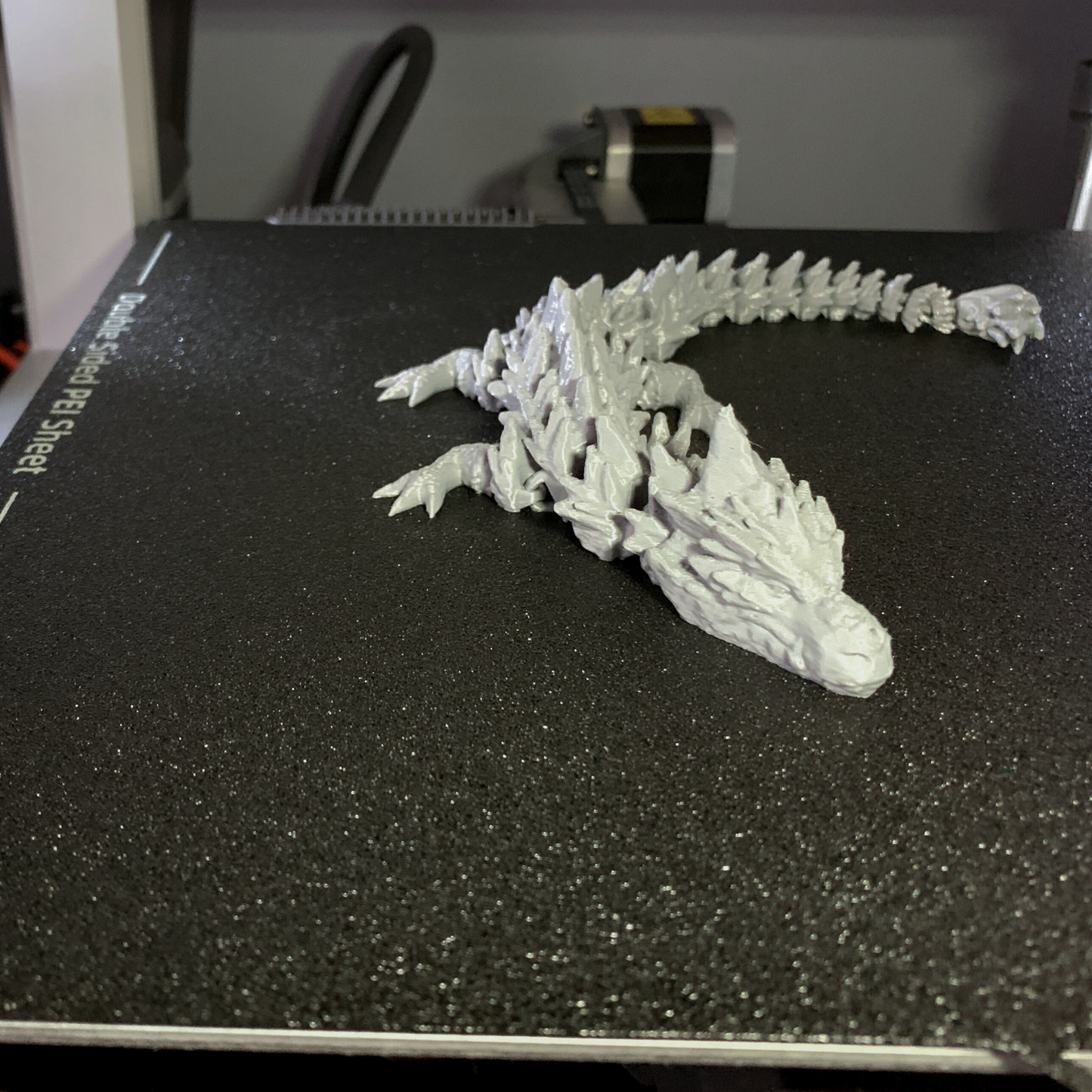 3D-Printed Articulated Dragon – The Lithic Titan!