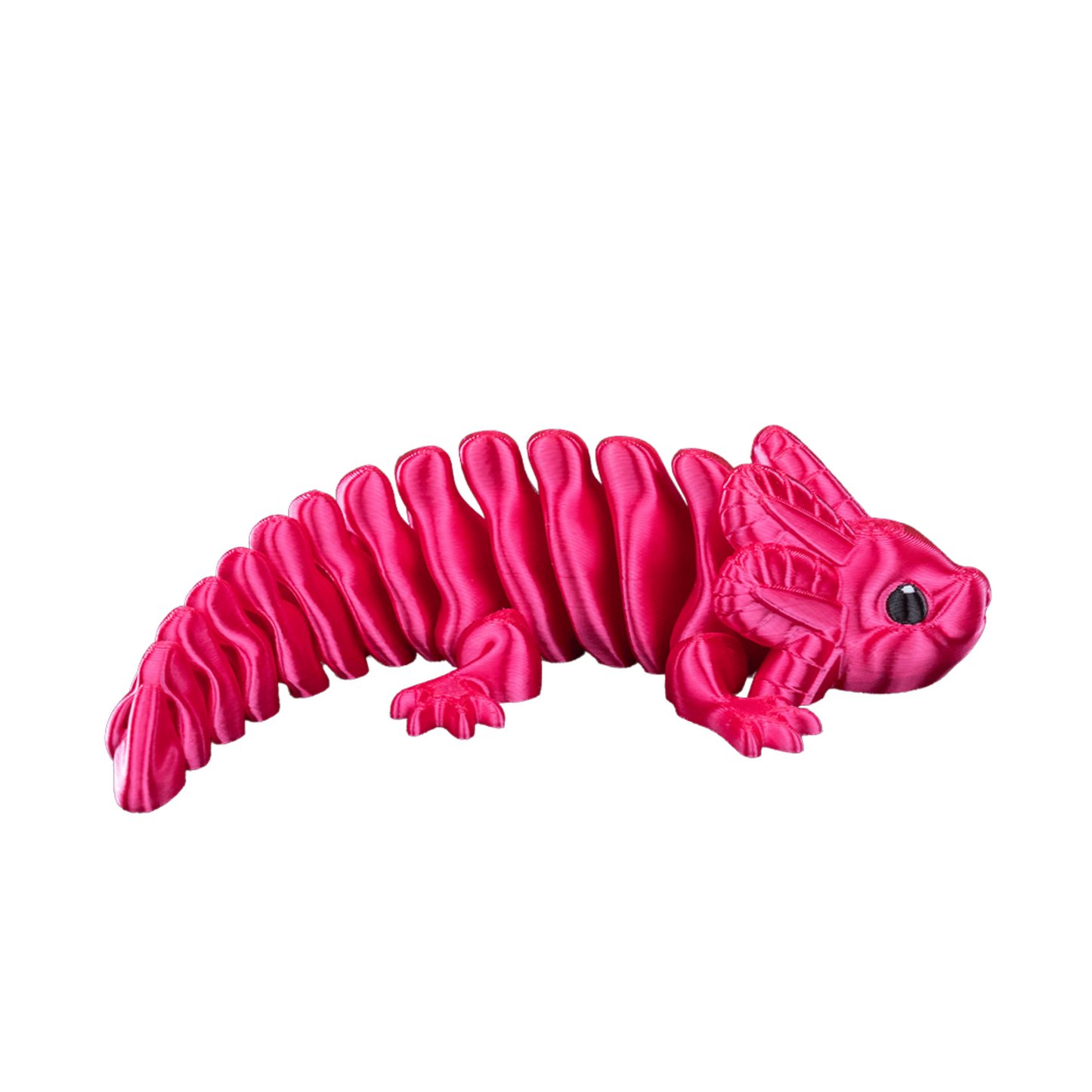 Articulated Axolotl 3D Printed Figure - Set of 2 - Flexible & Collectible Toy - Handmade Gift