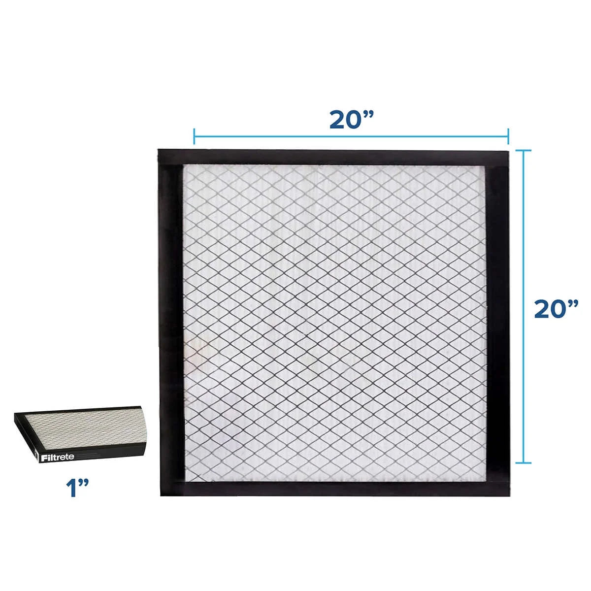 2500 Series Filtrete 1" Filter, 20 x 20 x 1 (Pack of 4)