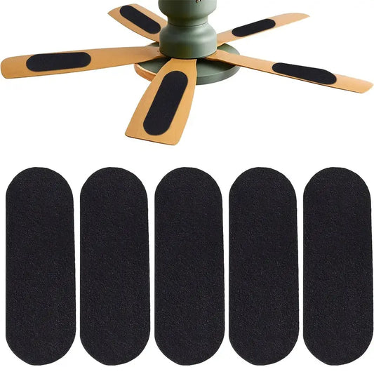 Ceiling Fan Filters for Blades, 5pcs Set Air Filters with Activated Charcoal, Easy Install Fits All Blade Types