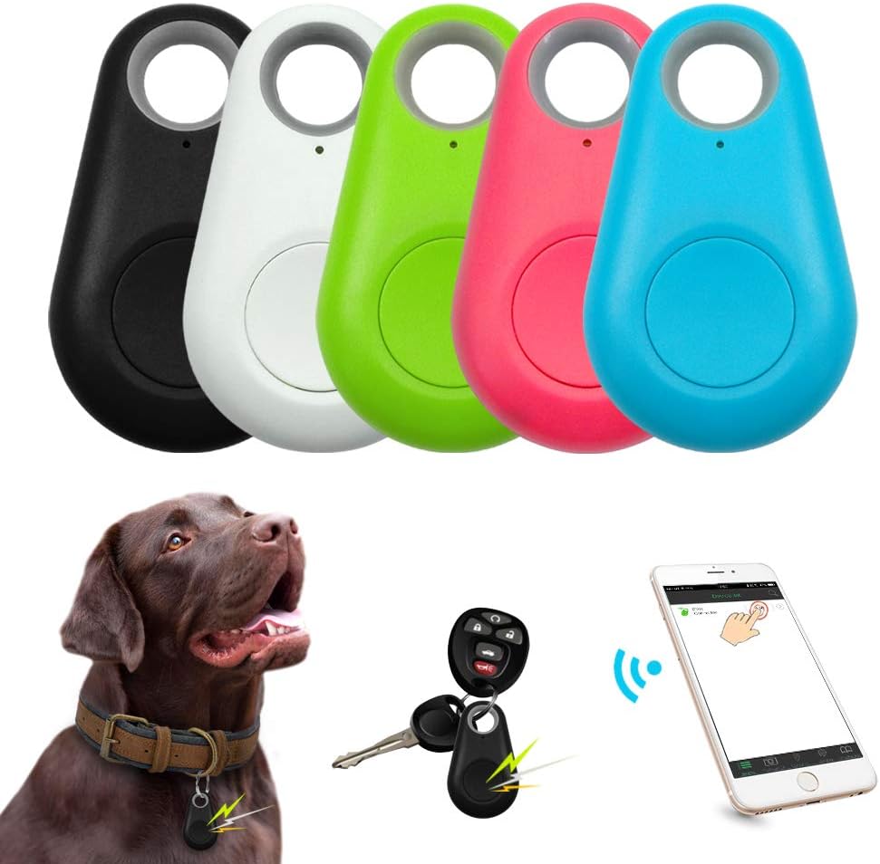 Pet Smart GPS Tracker Mini Anti-Lost Waterproof Bluetooth Locator Tracer for Pet Dog Cat Kids Car